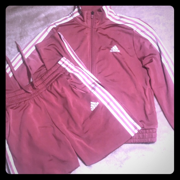 adidas mauve tracksuit